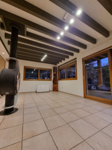 Photo de galerie - 50 m2 de plafond en bois