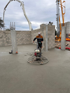 Photo de galerie - Béton lissé à l’hélicoptère