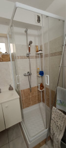 Photo de galerie - Projet 77 rénovation salle de bain / placo,/enduit / carrelage 