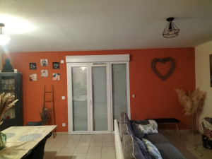 Photo de galerie - Peinture couleur teracota 
superbe rendu 