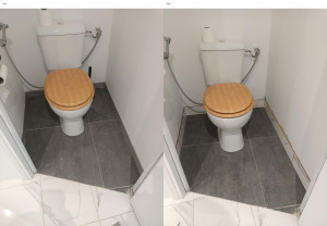 Photo de galerie - Des finitions impeccables pour un résultat qui fait la différence.
Pose de plinthes en carrelage réalisée avec précision pour une finition élégante, durable et soignée.
Vous avez un projet de rénovation ou de le construction ?
n'hésitez pas à me contactez