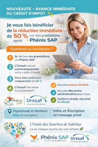 Photo de galerie - Je vous fais bénéficier de la réduction immédiate de 50% sur mes prestations agréé SAP ?!!