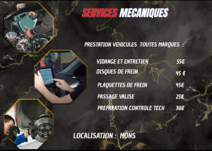 Photo de galerie - Entretien tout types de véhicules 