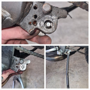 Photo de galerie - Remise en état Béquille latérale Moto 50 CC