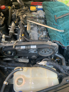 Photo de galerie - Remplacement kit distribution ALFA 147 1.9 jtdM