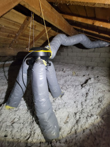 Photo de galerie - Changement de VMC et isolation des gaines