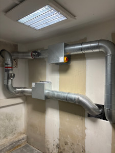 Photo de galerie - Installation complète de deux moteurs VMC