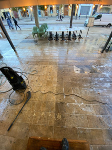 Photo de galerie - Préparation - nettoyage de salle