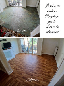 Photo de galerie - Pose de parquet - Revêtement de sol