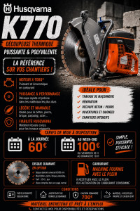 Photo de galerie - Location decoupeuse thermique 