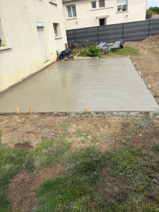 Photo de galerie - Coulage de dalle 