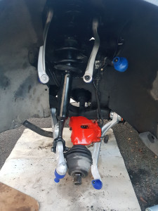 Photo de galerie - Remplacement des toutes les bras suspension + Amortisseurs AV sur Audi A4