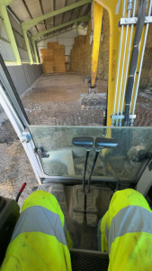 Photo de galerie - Création pour dalle chez un agri