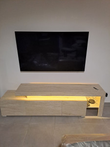 Photo de galerie - Pose support télé et télé 