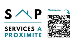 Photo de galerie - Logo avec QR code pour simplifier le contact