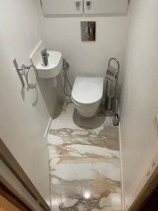 Photo de galerie - Rénovation de toute l’appartement avec le wc, sdb et chambre 