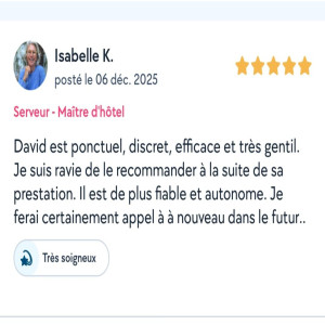 Photo de galerie - Serveur - Maître d'hôtel