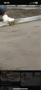 Photo de galerie - Réglage d’une futur dalle béton 