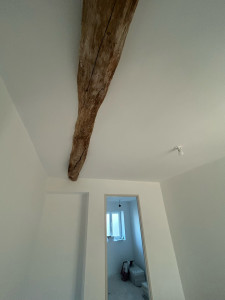 Photo de galerie - Finition cage d’escalier client satisfait 