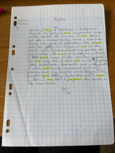 Photo de galerie - Dernier devoir de Jenna, je suis trop fière d’elle !!!