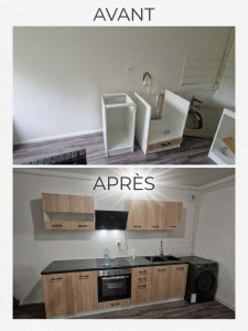 Photo de galerie - Montage et pose cuisine en kit.