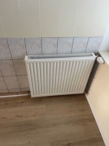 Photo de galerie - Remplacement d’un radiateur lors d’une rénovation de salle de douche 