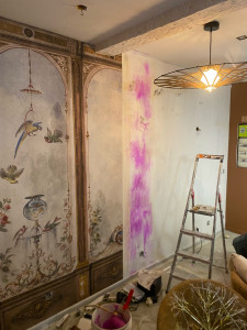 Photo de galerie - Pose papier peint ( type panoramique)