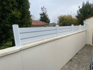 Photo de galerie - Pose d’une clôture 