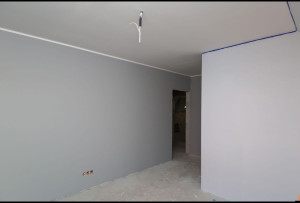Photo de galerie - Peinture intérieure sur chantier neuf.
- Rénovation plafonds
- Préparation avant mise en peinture 
- Enduits et ratissage 
- Peinture intérieure