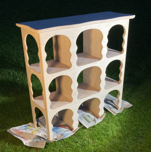 Photo de galerie - Conception d'un meuble à rangements pour vinyles personnalisé