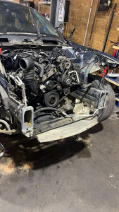 Photo de galerie - Début changement moteur BMW Série 1 N47