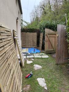 Photo de galerie - Pose de clôture et de Gravier