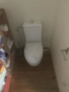 Photo de galerie - Montage du nouveau wc