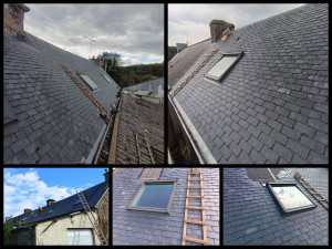 Photo de galerie - Refection totale de la toiture avec 4 création de velux :) 