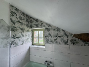 Photo de galerie - Réalisation d’une pose de faïence 50*20 