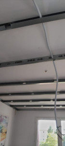 Photo de galerie - Pose de rail pour placo