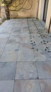 Photo de galerie - Carrelage sur chappe maigre