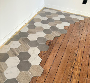 Photo de galerie - Notre designer transforme les éléments anciens en les associant à des matériaux modernes, créant des espaces uniques, pleins de style et de personnalité.