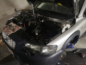 Photo de galerie - Volvo xc 70, remplacement boîte a vitesse automatique Aisin Warner + boite de transfer, 