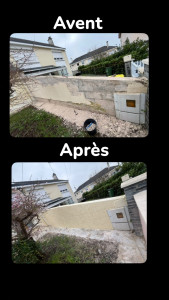 Photo de galerie - Enduire un mur 