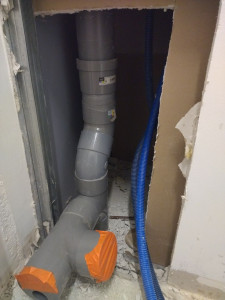 Photo de galerie - Reprise collone pvc