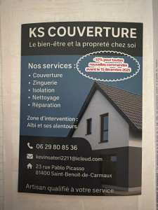 Photo de galerie - Je vous présente la carte de visite de mon entreprise avec la petite promotion pour les nouveau client 