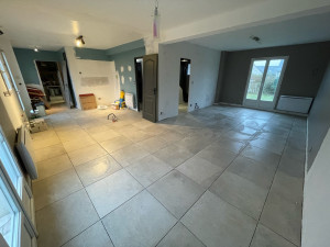 Photo de galerie - Pose de carreaux 60/60. maison complète 