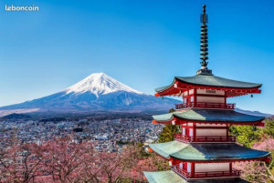 Photo de galerie - Mont Fuji et pagode Kyoto Japon