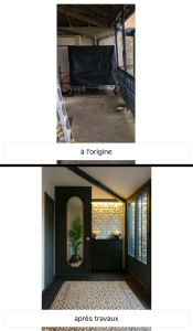 Photo de galerie - Création sas d'entrée