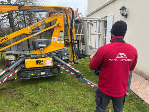 Photo de galerie - Intervention avec nacelle.
