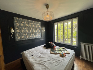 Photo de galerie - Renovation complete chambre paper Pient penture  mourles 