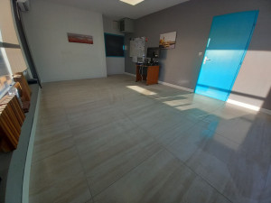 Photo de galerie - Pose de carrelage 90x90
