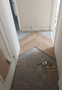 Photo de galerie - Pose de parquet - Revêtement de sol