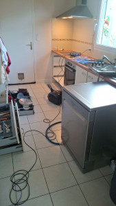 Photo de galerie - Remplacement évier de cuisine et plaque de cuisson